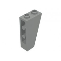 Покривна плочка 1X2x3/74° инверсна : {сив}
