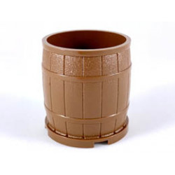 Container, Barrel 4 x 4 x 3.5 : {земно оранжев}