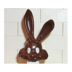Minifigure, Headgear Head Cover, Rabbit with Long Ears (Bunny): {земно оранжев}