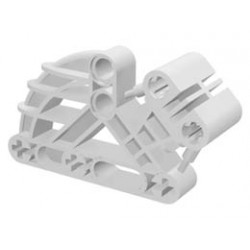 Bionicle Bohrok Rib Cage, Liftarm 2 x 4 x 7 Angled: {бял}