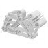 Bionicle Bohrok Rib Cage, Liftarm 2 x 4 x 7 Angled: {бял}