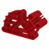 Bionicle Bohrok Rib Cage, Liftarm 2 x 4 x 7 Angled: {ярко червен}