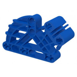 Bionicle Bohrok Rib Cage, Liftarm 2 x 4 x 7 Angled: {ярко син}
