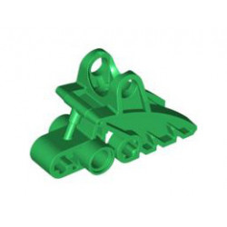 Bionicle Foot with Ball Joint Socket 2 x 3 x 5: {тъмно зелен}