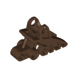 Bionicle Foot with Ball Joint Socket 2 x 3 x 5: {земно оранжев}