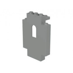 Стенен елемент 1X5X6 с прозорец : {сив}