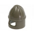 Minifigure, Headgear Helmet Castle with Chin Guard : {тъмно сив}