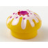 Muffin with Topping Pattern (Cooks Hat): {топло жълто-оранжев}