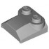 Slope, Curved 2 x 2 x 2/3 with Two Studs and Curved Sides, Lip End: {умерено каменно сив}