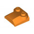 Slope, Curved 2 x 2 x 2/3 with Two Studs and Curved Sides, Lip End: {ярко оранжев}