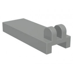 Hinge Tile 1 x 2 1/2 with 2 Fingers on Top: {сив}