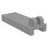 Hinge Tile 1 x 2 1/2 with 2 Fingers on Top: {сив}