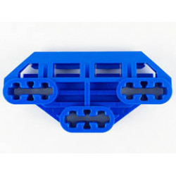 Technic, Axle Connector Block 3 x 6 with 6 Axle Holes: {ярко син}