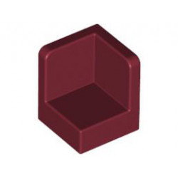 Стенен ъгъл 1X1x1: {нов тъмно червен}
