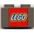 Brick 1 x 2 with LEGO Logo Pattern: {тъмно сив}