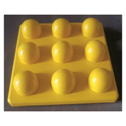 Primo Plate 3 x 3: {ярко жълт}