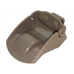 Bionicle Krana Holder 3 x 4 (Scoop / Bucket with Axle Hole): {тъмно сив}