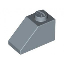 Покривна плочка 1X2/45° : {пясъчно син}