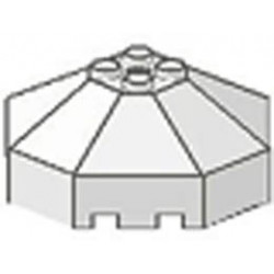 Windscreen 6 x 6 Octagonal Canopy with Axle Hole: {бял}