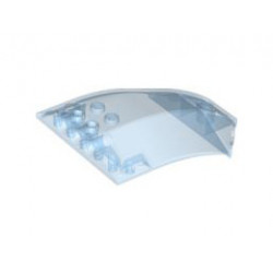 Windscreen 8 x 6 x 2 Curved: {прозрачно флуорисциращо син}