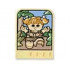 Story Builder Meet the Dinosaurs Card with Caveman Girl Pattern: {светло жълт}