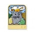 Story Builder Meet the Dinosaurs Card with Rock with Face Pattern: {светло жълт}