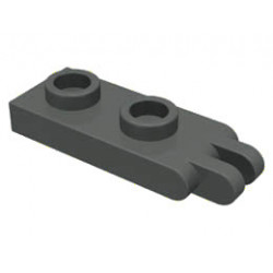 Hinge Plate 1 x 2 with 2 Fingers: {тъмно каменно сив}