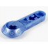 Technic, Rotation Joint Ball Half with 3L Liftarm Thin: {метално пясъчно-син}