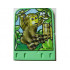 Story Builder Jungle Jam Card with Monkey Carrying Banana Pattern: {умерено зелен}