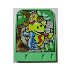 Story Builder Jungle Jam Card with Snake with Scarf Pattern: {умерено зелен}