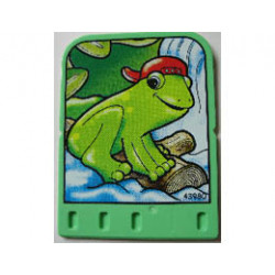 Story Builder Jungle Jam Card with Frog in Cap Pattern: {умерено зелен}