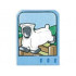 Story Builder Farmyard Fun Card with Sheep Jumping Fence Pattern: {умерено син}