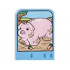 Story Builder Farmyard Fun Card with Pig in Mud with Carrots Pattern: {умерено син}