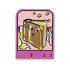 Story Builder Pink Palace Card with Book Pattern: {ярко пурпурен}