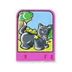 Story Builder Pink Palace Card with Cat Pattern: {ярко пурпурен}