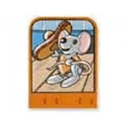 Story Builder Happy Home Card with Mouse and Hot Dog Pattern: {ярко оранжев}