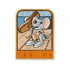Story Builder Happy Home Card with Mouse and Hot Dog Pattern: {ярко оранжев}