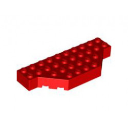 Brick, Modified 4 x 10 with Cut Corners: {ярко червен}