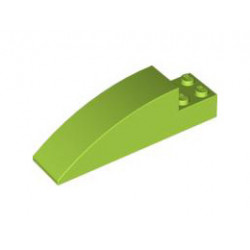 Slope, Curved 8 x 2 x 2: {ярко жълто-зелен}