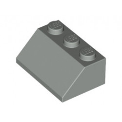 Покривна плочка 2X3/45°: {сив}
