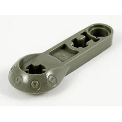 Technic, Rotation Joint Ball Half with 3L Liftarm Thin: {тъмно сив}