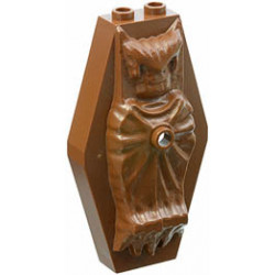 Container, Coffin Lid with Vampire Relief: {земно оранжев}