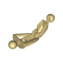Bionicle Toa Nuva Leg Section: {тухлено жълт}