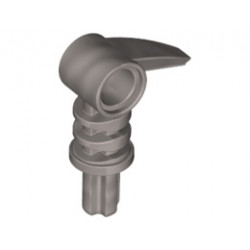 Bionicle 2 x 3 Axle Connector with Tooth: {сребрист}