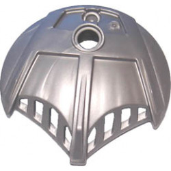 Bionicle Weapon 5 x 5 Shield with 3 Top Fins: {сребрист}