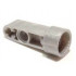 Technic, Rotation Joint Socket with 3L Liftarm Thick: {сребрист}