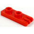 Hinge Plate 1 x 2 with 3 Fingers - Hollow Studs : {ярко червен}