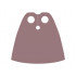 Minifigure Cape Cloth, Standard - Traditional Starched Fabric - 4.0cm Height: {пясъчно червен}