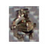 Minifigure, Headgear Helmet Castle with Dragon Crown Top: {хромирано златист}