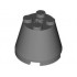 Cone 3 x 3 x 2: {хромирано сребрист}